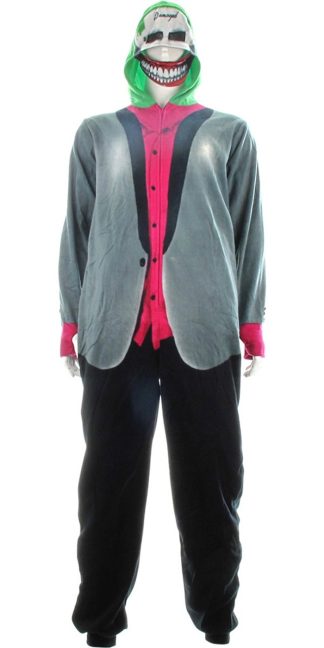 Suicide Squad Joker Hooded Union Suit