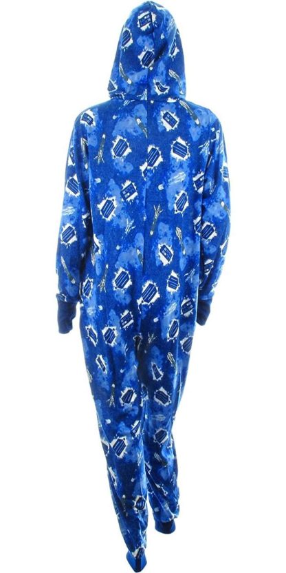 Doctor Who Tardis Galaxy Hooded Union Suit - Image 3