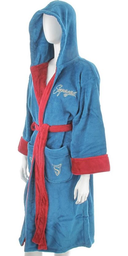 Supergirl Bombshell Ladies Fleece Robe - Image 4