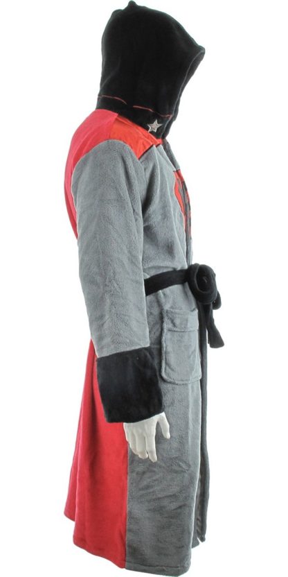 Superman Red Son Hooded Fleece Robe - Image 2