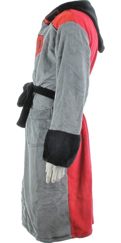 Superman Red Son Hooded Fleece Robe - Image 5