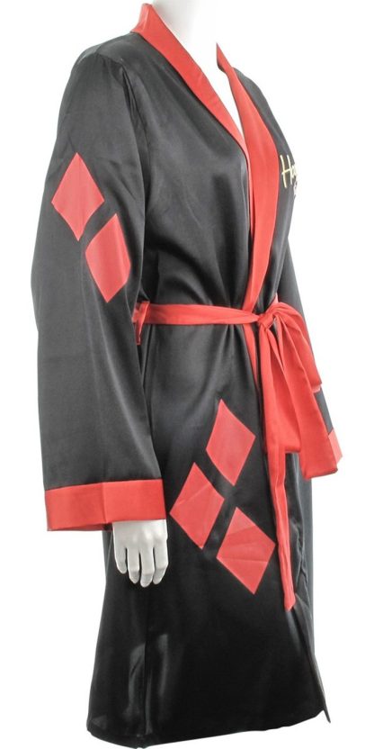 Harley Quinn Small Bombshell Satin Junior Robe - Image 2