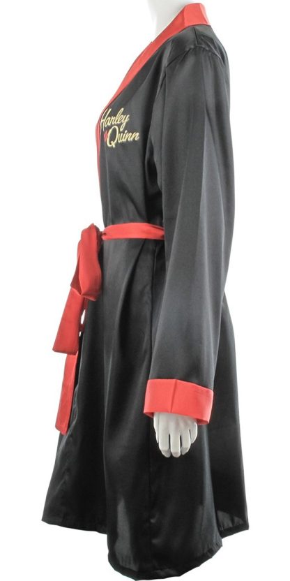 Harley Quinn Small Bombshell Satin Junior Robe - Image 4