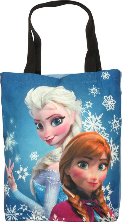 Frozen Elsa Anna Canvas Tote Bag