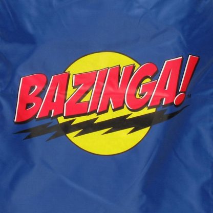 Big Bang Theory Bazinga Blue Drawstring Backpack - Image 3