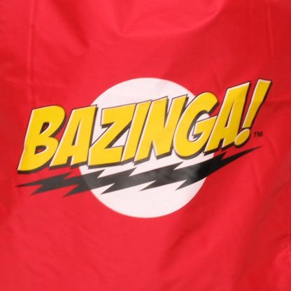 Big Bang Theory Bazinga Red Drawstring Backpack - Image 3