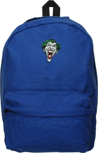 Joker Face Patch It Blue Backpack