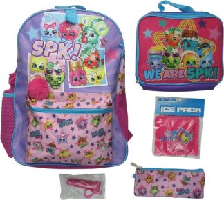 Shopkins We Are SPK Seven Piece Set Backpack