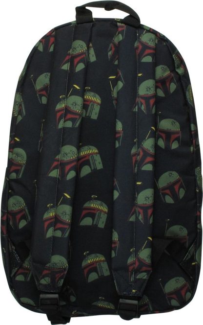 Star Wars Boba Fett Helmet Allover Print Backpack - Image 3