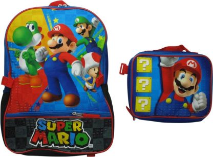 Super Mario and Friends Lunch Bag Backpack - Image 2