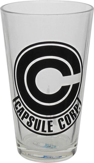 Dragon Ball Z Capsule Corp Logo Pint Glass