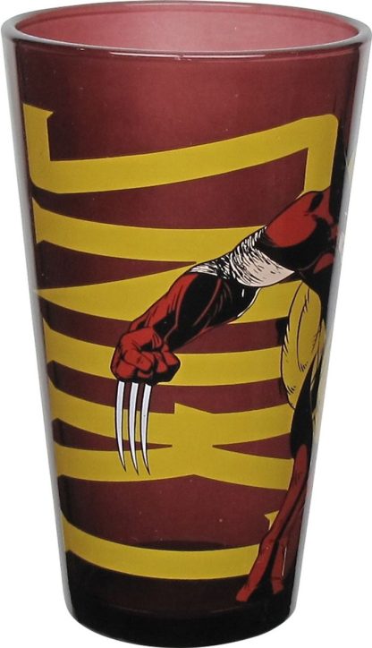 Wolverine and Incredible Hulk Pint Glass Set - Image 3