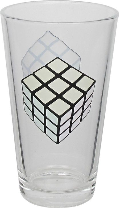Rubiks Cube Cold Changing Pint Glass - Image 2