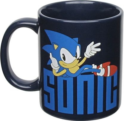 Sonic the Hedgehog On Logo Mug - Image 2