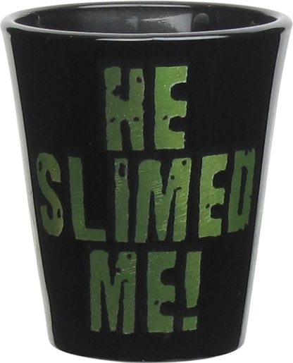 Ghostbusters Slimer He Slimed Me Shot Glass - Image 2