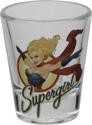 Supergirl Bombshell Mini Toon Tumbler Shot Glass