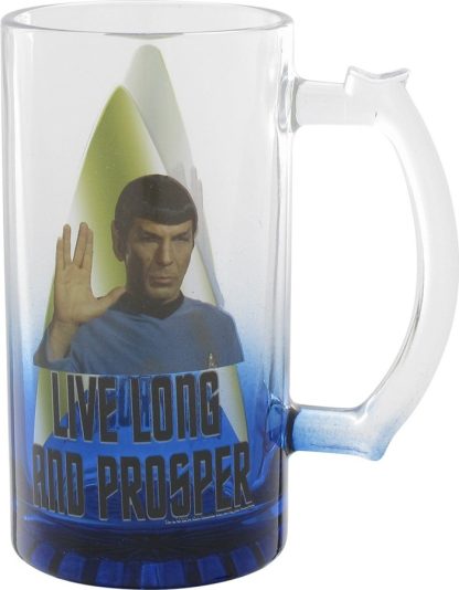 Star Trek Spock Live Long and Prosper Glass Mug - Image 2