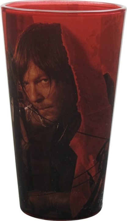 Walking Dead Daryl Dixon Red Pint Glass - Image 2