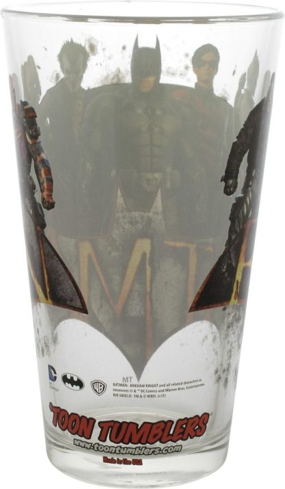 Batman Arkham Knight Group Toon Tumbler Pint Glass - Image 4