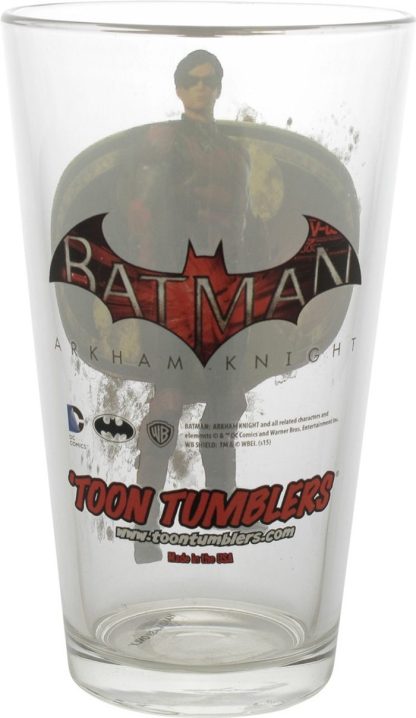 Batman Arkham Knight Robin Toon Tumbler Pint Glass - Image 2