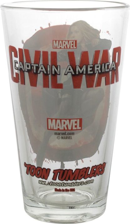 Captain America Civil War Agent 13 TT Pint Glass - Image 2
