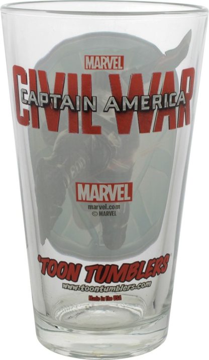 Captain America Civil War Machine TT Pint Glass - Image 2